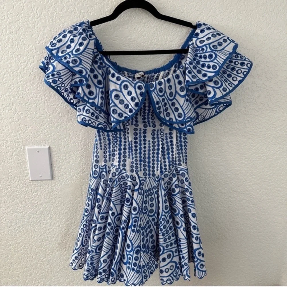CHARO RUIZ IBIZA Dalia Ruffled Mini Dress - Picture 4 of 9